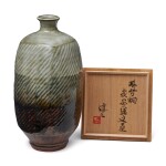Shimaoka Tatsuzo (1917-2007) | A stoneware bottle vase | Showa period, 20th century