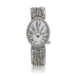 Reine de Naples, Ref. 8918  White gold and diamond-set bracelet watch with mother-of-pearl dial  Circa 2015