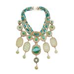 Jade, Turquoise and Hardstone Necklace