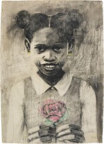 Girl With Rose Flower