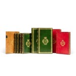 5 ouvrages en 9 volumes, à ses armes, reliés par Bozerian ou Simier. 1803-1825.