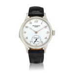 Reference 3939 | A platinum minute repeating tourbillon wristwatch with enamel dial, Circa 2002 | 百達翡麗 | 型號3939 | 鉑金三問陀飛輪腕錶，備琺瑯錶盤，約2002年製