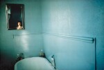 Self-Portrait in Blue Bathroom