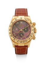 ROLEX | COSMOGRAPH DAYTONA, REFERENCE 116518, A YELLOW GOLD CHRONOGRAPH WRISTWATCH WITH MOTHER-OF-PEARL DIAL, CIRCA 2004