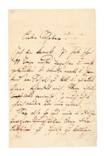 F. Schubert. The composer's last surviving letter, written to his close friend Franz von Schober, 1828