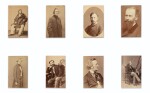 PHOTOGRAPHIES originales sur papier albuminé de Courbet, Delacroix, Renoir, Manet, Berlioz, Verdi, Wagner, Liszt (8)