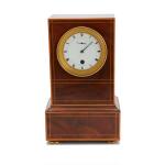 A fine and unusual small mahogany pendule d’audience clock, Circa 1830   罕有小型桃花心木 pendule d’audience 座鐘，約1830年製