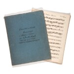 J.S. Bach. Scribal manuscript score of the Brandenburg Concerto no.5, Berlin, c.1840-1858