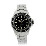 ROLEX | REFERENCE 5513 SUBMARINER  A STAINLESS STEEL AUTOMATIC WRISTWATCH WITH DATE AND BRACELET, CIRCA 1971