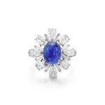 Sapphire and Diamond Ring | 4.27克拉 天然「喀什米爾」未經加熱藍寶石 配 鑽石 戒指