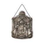 A Large Austrian Silver Torah Shield, Maker’s Mark JR, Vienna, 1864