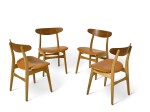 漢斯.韋格納 HANS J. WEGNER | 四張椅子，型號CH 30 SET OF FOUR CHAIRS, MODEL NO. CH 30