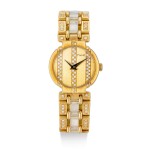 PIAGET | POLO, REFERENCE 8240, A YELLOW GOLD, DIAMOND-SET AND ROCK CRYSTAL BRACELET WATCH, CIRCA 1990