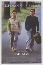RAIN MAN (1988) POSTER, US, SIGNED BY DUSTIN HOFFMAN AND TOM CRUISE