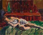 RODERIC O'CONOR | A FIGURE RECLINING ON A COUCH