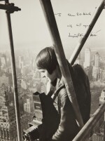 Margaret Bourke-White atop the Chrysler Building (close up)