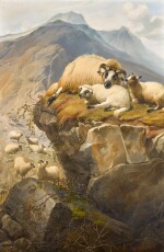 THOMAS SIDNEY COOPER, R.A. | SHEEP IN THE ISLE OF SKYE