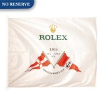 Rolex | A nylon flag, Made for the Giraglia Rolex Cup, Circa 2011 | 勞力士 | 尼龍旗幟，為Giraglia Rolex Cup而製，約2011年製
