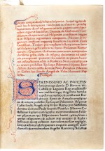Rodericus Zamorensis, Compendiosa historia hispanica, [Rome, 1470], modern calf