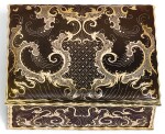 A GOLD AND TORTOISESHELL PIQUÉ SNUFF BOX, NAPLES, CIRCA 1750