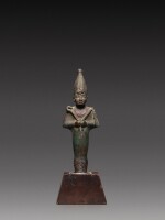 An Egyptian Bronze Figure of Osiris, Third Intermediate Period, 21st/ 22nd Dynasty, 1075-716 B.C.