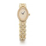 Lady's diamond wristwatch