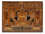 Gohory, Hystoria Jasonis, Paris, 1563, Parisian architectural binding for Nicolas Dangu