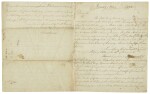 Adams, John. Manuscript letter signed, to Tench Coxe, May 1792
