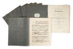 L. v. Beethoven. First edition, second issue of the "Elegischer Gesang", Op. 118, [c. 1827]
