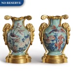 A Pair of Japanese Porcelain Vases with Louis XVI Style Mounts, 19th Century