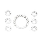 Frances Patiky Stein's Collection: Set of Six Silver Rings and One Silver Bracelet, 2004.
