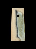 The Guennol archaic jade ceremonial axe (Yue), Neolithic period - Zhou dynasty | 新石器時代至周 玉鉞