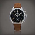 Type XX  Montre bracelet chronographe en acier | Stainless steel chronograph wristwatch Vers 1960 | Circa 1960