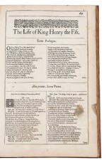 Shakespeare, William | Henry V and Henry VI. From Shakespeare's Second Folio