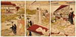 Utagawa Toyokuni (1769-1825) | Enjoying cherry blossoms in full bloom | Edo period, early 19th century 