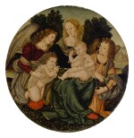 Madonna and Child with the infant Saint John the Baptist and two angels