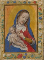 Virgin and Child, from an illuminated Book of Hours            