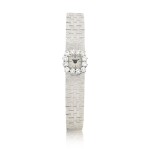 Piaget | Reference 1328 A6, A white gold and diamond-set bracelet watch, Circa 1971 | 伯爵 | 型號1328A6 白金鑲鑽石鏈帶腕錶，約1971年製