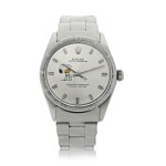 ROLEX | REFERENCE 1007 OYSTER PERPETUAL 'SNOOPY' A STAINLESS STEEL AUTOMATIC WRISTWATCH WITH BRACELET, CIRCA 1967