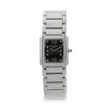 REFERENCE 4910/10A TWENTY-4 A STAINLESS STEEL AND DIAMOND-SET WRISTWATCH WITH BRACELET, MADE IN 2003