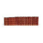 Elzevir Press | A collection of 17 miniature volumes, in eighteenth-century red morocco bindings