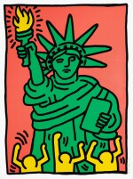 KEITH HARING | STATUE OF LIBERTY (L. P. 63)