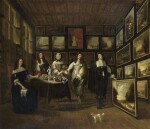FLEMISH SCHOOL, CIRCA 1670 | Interior of a picture gallery 