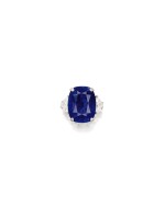 Bulgari | Sapphire and Diamond Ring | 寶格麗 | 16.31克拉 天然「緬甸皇家藍」藍寶石 配 鑽石 戒指