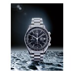 OMEGA |  SPEEDMASTER REF 376.0822 'HOLY GRAIL',  A STAINLESS STEEL AUTOMATIC CHRONOGRAPH WRISTWATCH WITH BRACELET, MADE IN 1988