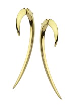 Shaun Leane | Pair of 18 Karat Gold 'Hook' Earrings