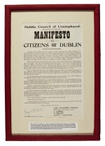 [O'FLAHERTY] | Manifesto to Citizens of Dublin, [1922]