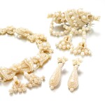 Natural pearl and seed pearl parure, 1830s