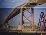 Camera Obscura: View of the San Francisco Bay Bridge Inside a Pier 24 Interior