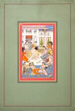 A prince with the ladies of the zenana, India, probably Deccan, Aurangabad, circa 1660